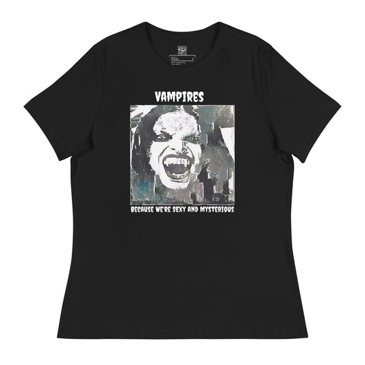 Vampires - Monsters in Chalk Series - Ladies T-Shirt